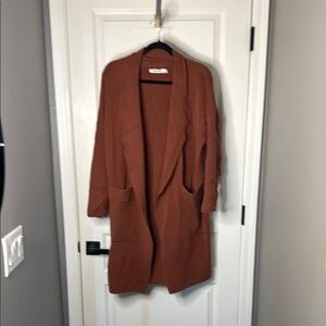 Women's Brown Sweater Cardigan